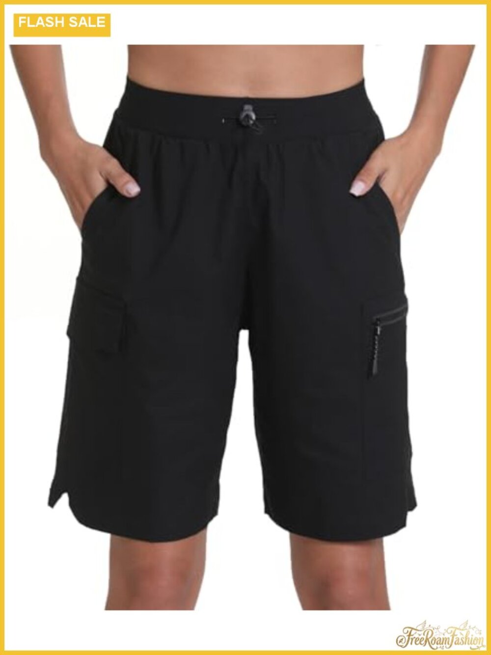 Women's Hiking Cargo Shorts Lightweight Quick Dry 4 Pockets